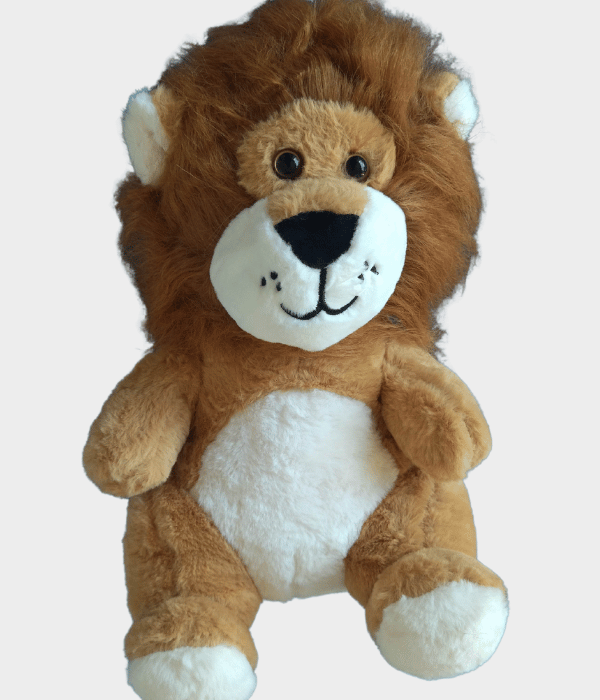 Plush Sitting Lion 30 cm