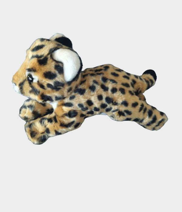 Plush Lying  Leopard M   30cm