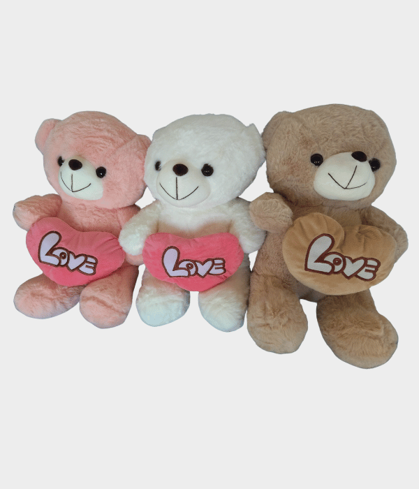 Plush Color Love Bear 35cm