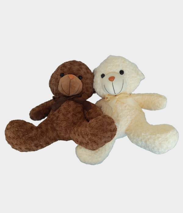 Plush Giant Brown and White Bear XL 50cm